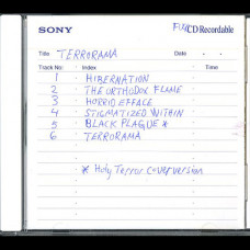 Terrorama "Horrid Efface" Master Promo CDR Terrorama "Horrid Efface" Master Promo CDR