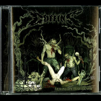 Coffins "Mortuary in Darkness" CD (2005 Razorback Edition)