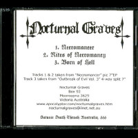 Nocturnal Graves "Necromancer EP and Comp Promo" CDR