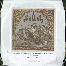 Sabbat "Sabbatical Possessitic Hammer" Test Press LP (1st Press)