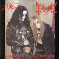 Mayhem / Morbid "A Tribute to the Black Emperors" Split Splatter Vinyl LP