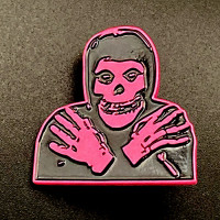 Misfits "Horror Biz" Pink Enamel Pin