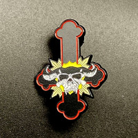 Danzig "Skull Inverted Cross" Enamel Pin
