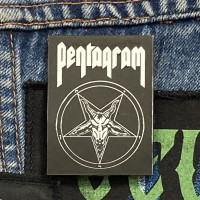 Pentagram "Relentless" Metal Pin