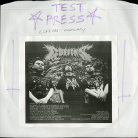 Coffins "Mortuary in Darkness" Test Press Double LP (Kreation Pressing)