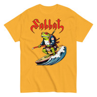 Sabbat "Sabbatical Surfing Frog" Yellow TS