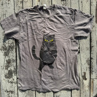 Mysticat "Mysticat" Charcoal Gray TS (Size Small, Used) Mysticat "Mysticat" Charcoal Gray TS (Size Small, Used)
