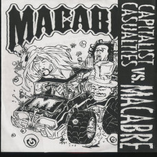 Macabre / Capitalist Casualties Split Red Vinyl 7"