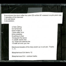 Executioner / Manticore / Blasphemous Evil Split CDR