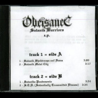 Obeisance "Satanik Warriors EP" Promo CDR