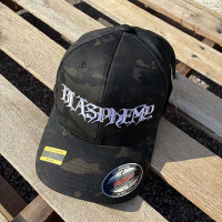 Blasphemy "Logo" Dark Camouflage Baseball Cap
