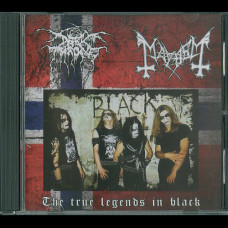 Mayhem / Darkthrone "The True Legends in Black" Split CD (Jewelcase Version)