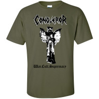 Conqueror "War.Cult.Supremacy" Army Green TS