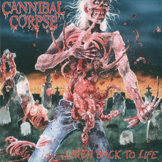 Cannibal Corpse "Eaten Back to Life" Red Marble Vinyl LP