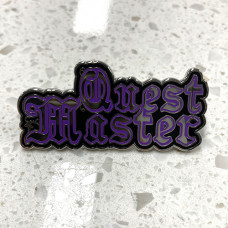 Quest Master "Silver+Purple+Black Logo" Enamel Pin