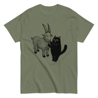 Mysticat "Besties" Army Green TS