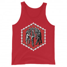NWN "Gunmen in Barbed Wire" Red Tank Top