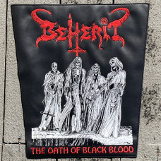 Beherit "The Oath of Black Blood" Faux Leather Back Patch