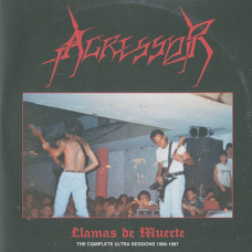 Agressor "Llamas de muerte - The complete ultra-sessions 1986/1987" Double LP