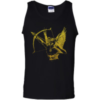 Blasphemy "Fallen Angel of Doom...." Gold Ink Tank Top