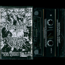 Nocturnal Vomit / Crucifre "Vomiting Blasphemies Upon the Mass Graves of Jehovha's Worshippers" Split MC