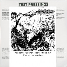 Masacre "Sacro" Test Press LP
