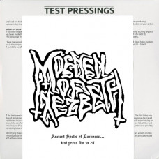 Moenen of Xezbeth "Ancient Spells of Darkness..." 2022 Test Press LP
