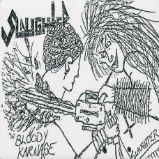 Slaughter "Bloody Karnage" Beige Vinyl 7"