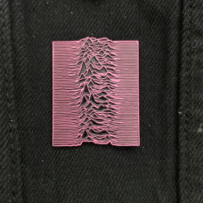 Joy Division "Unknown Pleasures" Pink Enamel Pin