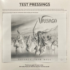 Vassago "Knights from Hell" Green Vinyl Test Press LP