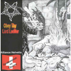 Goat messiah / Tiburon "Obey Thy Lord Lucifer/Under Air Attack" Split 7''